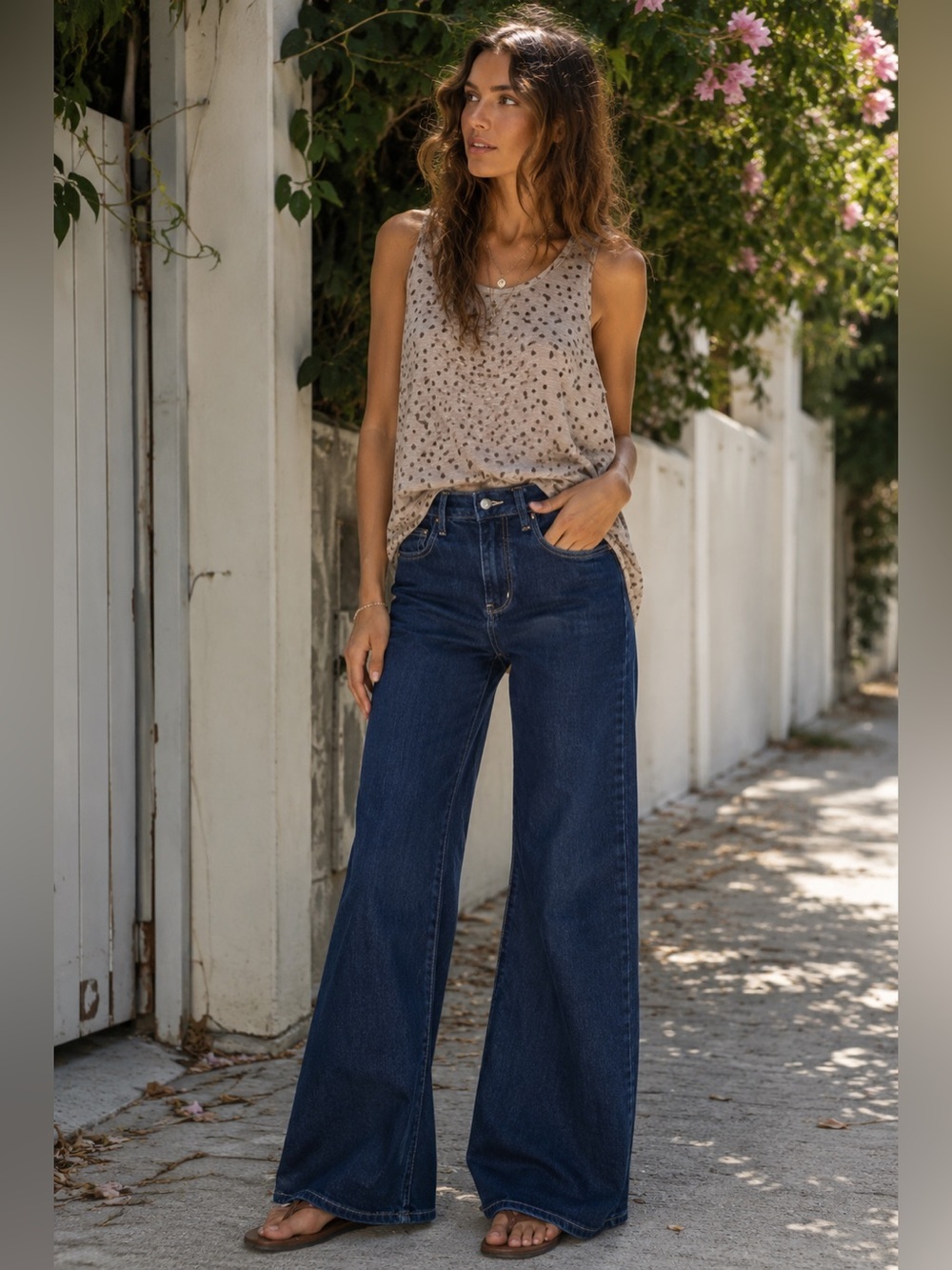 Judy Blue High Waist Tummy Control Retro Wide Leg Jeans Size 5/27
